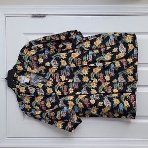 Men's Button Up Hawaiian Short Sleeve Shirt